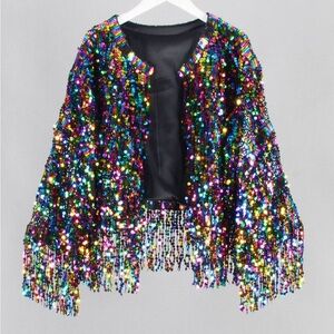 Sequin fringe jacket - Taylor Swift Eras Tour Approved